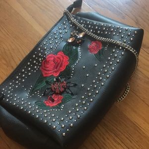 Zara Studded Leather Bag